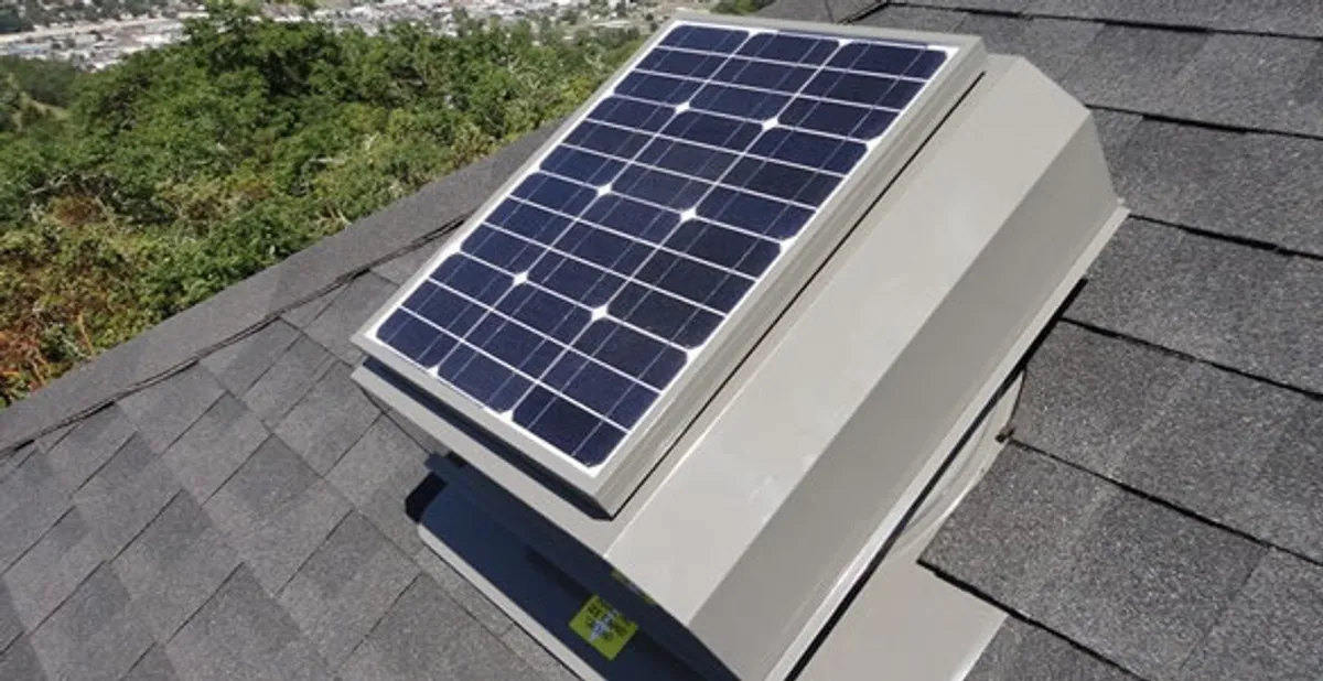 attic fan installation services with energy-efficient roof-mounted ventilation system in Austin, TX