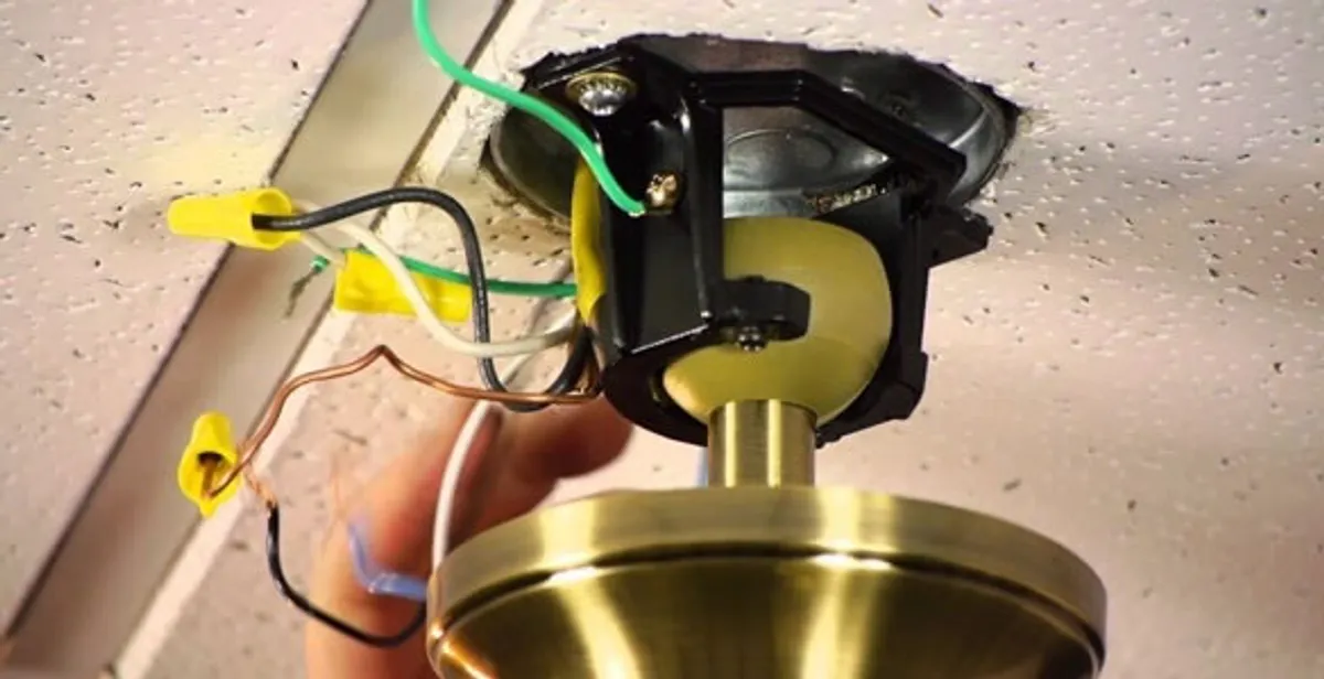 Ceiling fan wiring repair and electrical connection service in Austin, TX