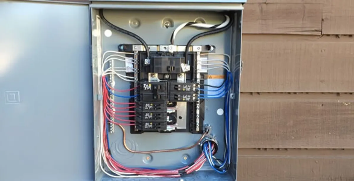 electrical panel upgrade service featuring newly installed electrical panel wired by licensed electricians in Austin, TX