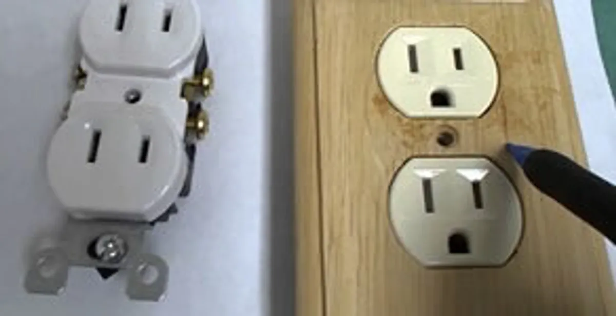 gfc outlets service showing professional installation of ground fault circuit interrupter outlets in Austin, TX