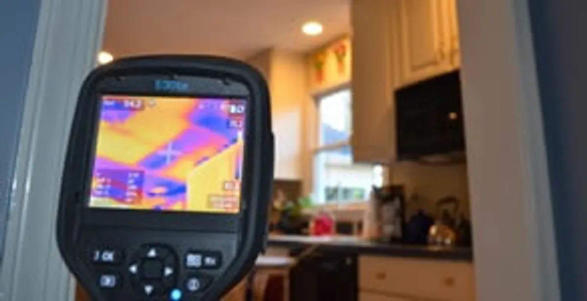home energy audit service using thermal imaging to evaluate electrical efficiency inside a home in Austin, TX
