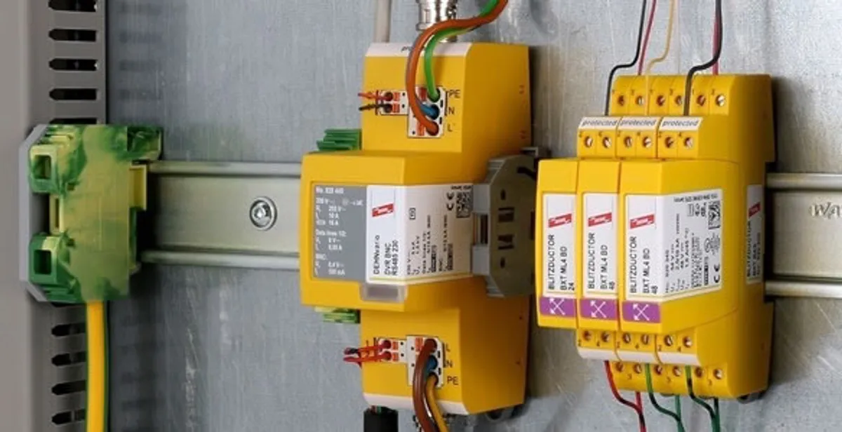 lightning surge protection system with surge suppressors installed by electrical service professionals in Austin, TX