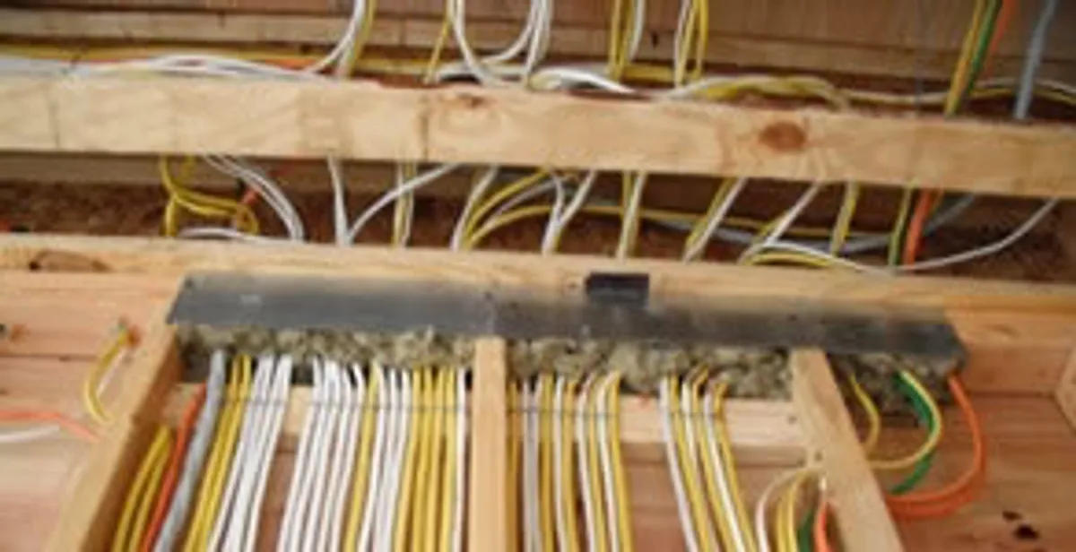 new construction wiring services with organized electrical rough-in performed by licensed electricians in Austin, TX