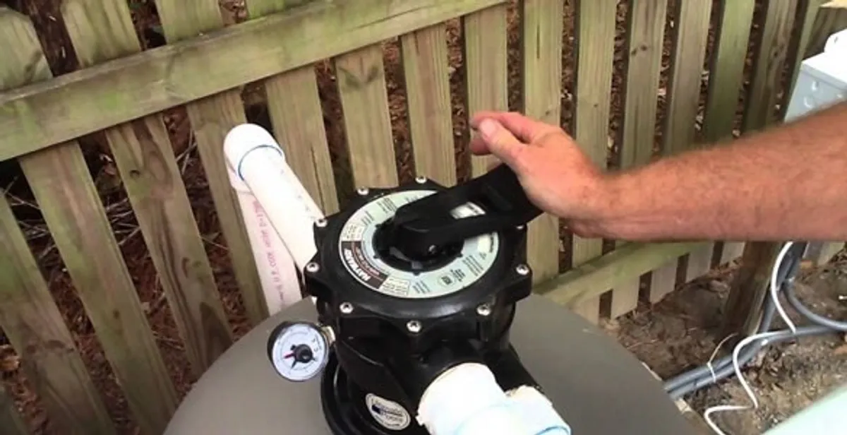 pool pumps service showing professional adjustment of pool pump control system in Austin, TX