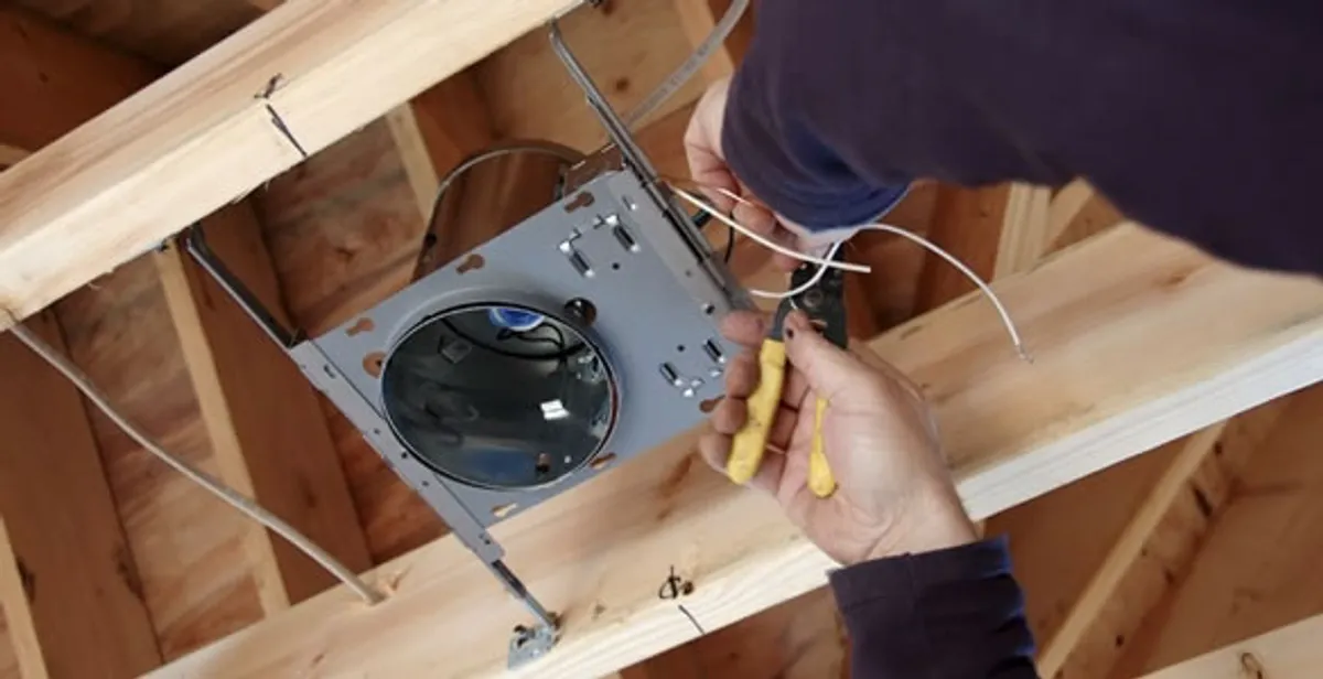 Professional recessed lighting installation with electrical wiring by licensed electricians in Austin, TX