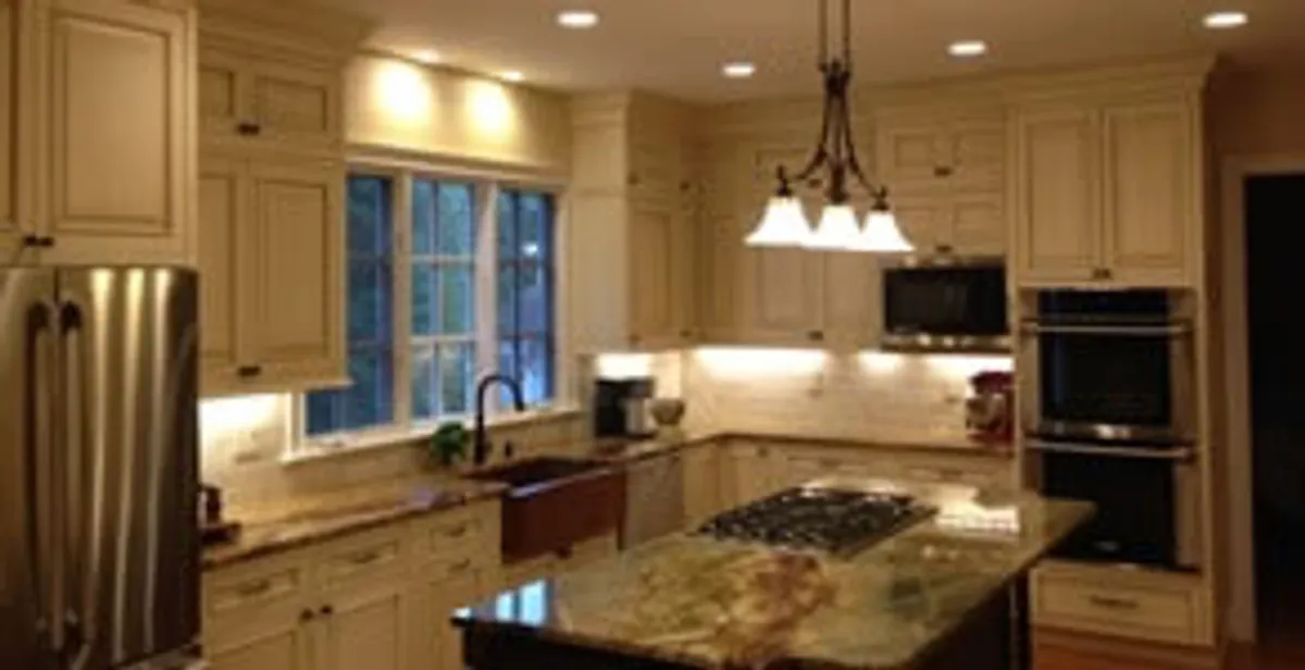 Recessed lighting installation enhancing interior lighting by professional electricians in Austin, TX