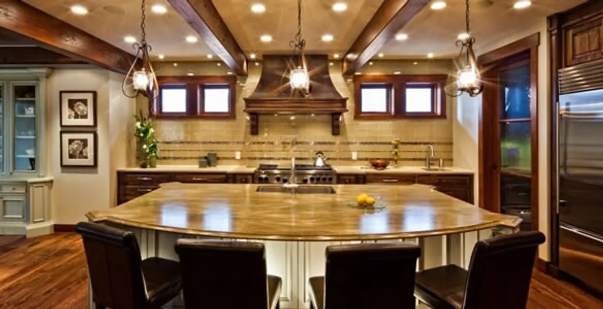 Finished recessed lighting installation providing balanced indoor lighting in Austin, TX