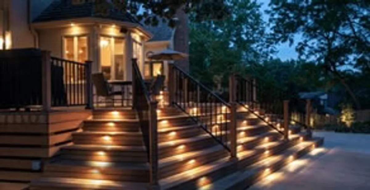 Residential electrician installing outdoor lighting for home safety in Austin, TX