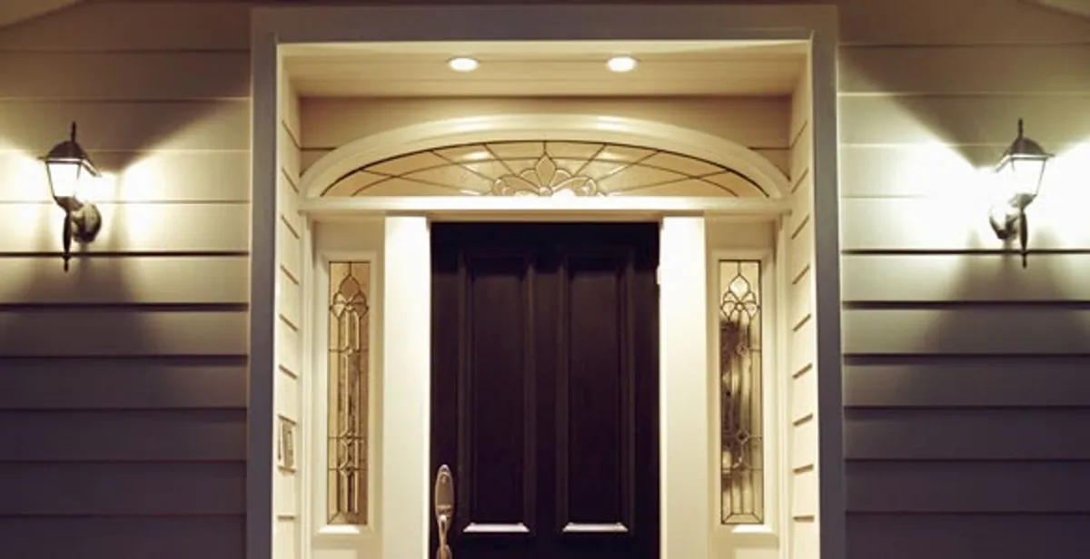 security light installation services with professionally installed entryway lighting in Austin, TX